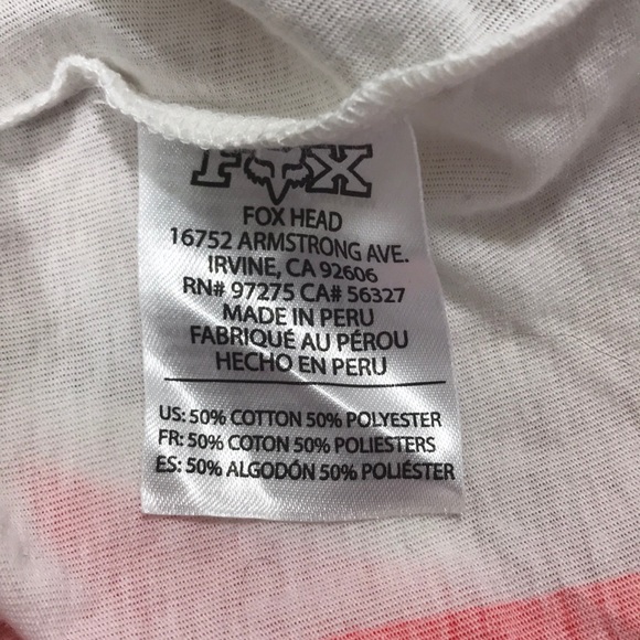 Fox American Flag Low Back Tank Top 4th July - Picture 6 of 6